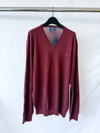 Ralph Lauren Polo Burgundy Merino Jumper
