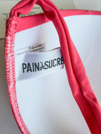 Pain De Sucre Pink Jewel Detail Bikini Top in Elan