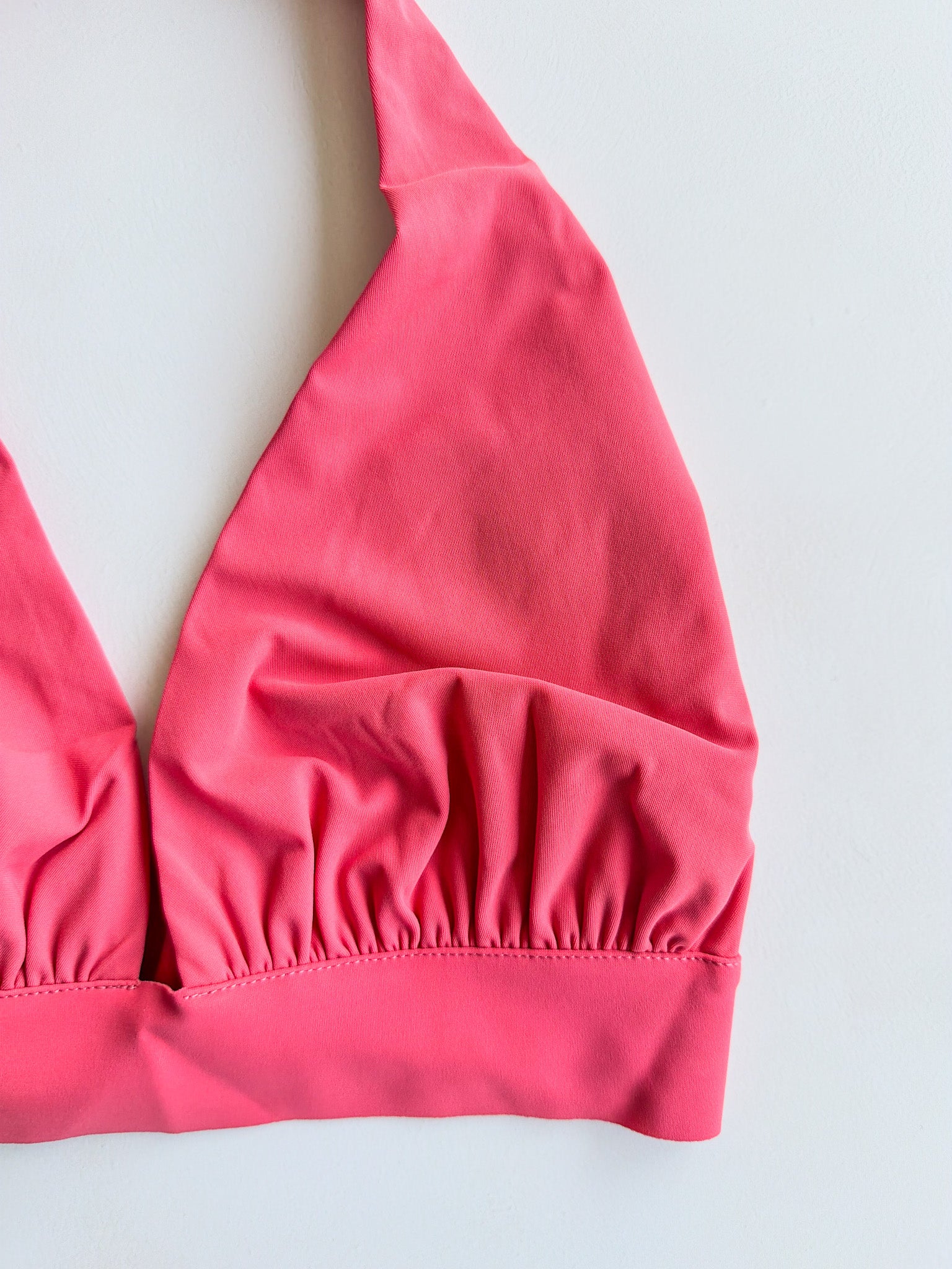 Top de Biquíni Rosa PAIN DE SUCRE em Triângulo Enea
