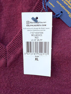 Ralph Lauren Polo Burgundy Merino Jumper