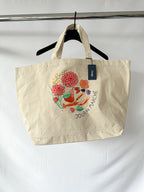 Drake's Ecru Extra Large Tote Bag Andreotti & Baribeaud Jour De Marche