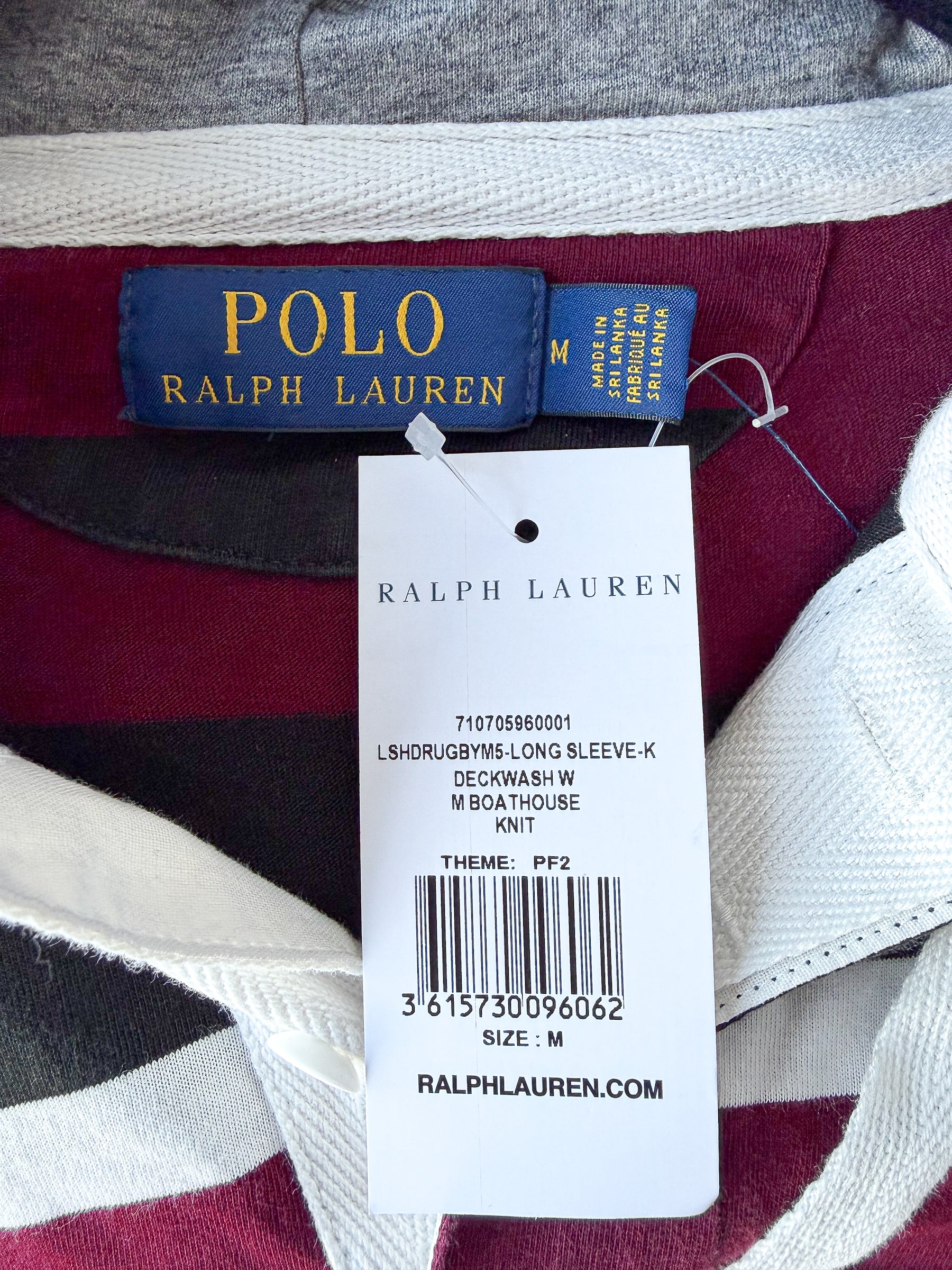 Ralph Lauren Polo Rugby Boat House Striped Shirt