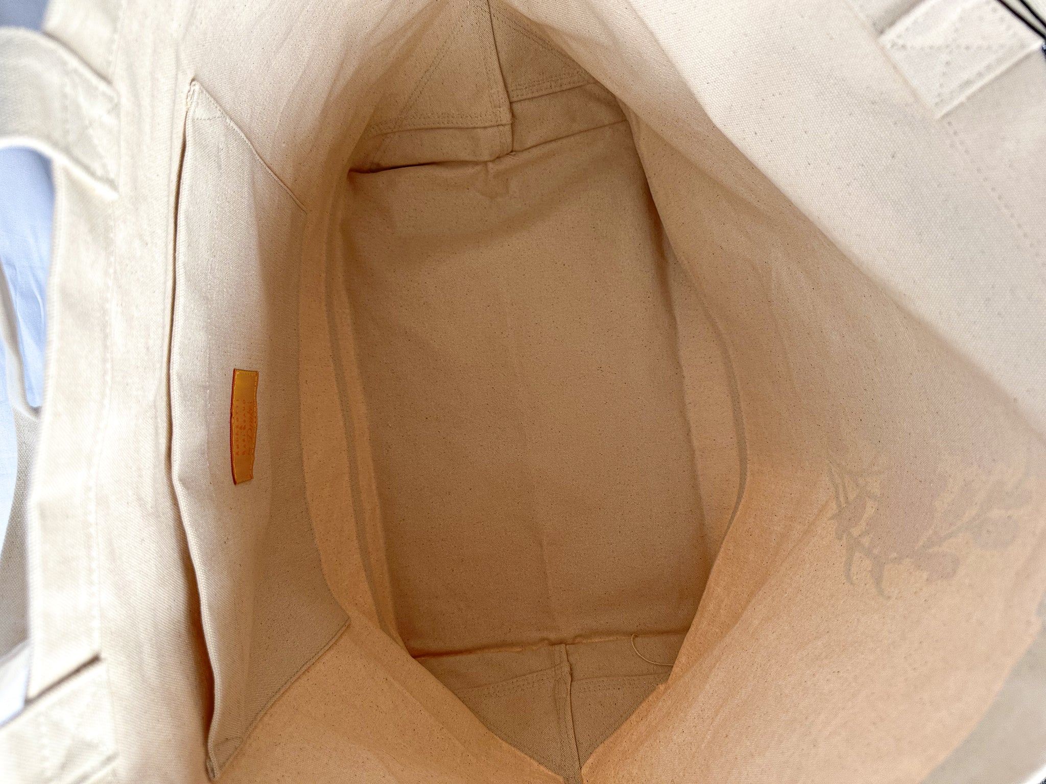 Drake's Ecru Extra Large Tote Bag Andreotti & Baribeaud Jour De Marche