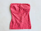 Haut bustier en dentelle Azelie rose pâle Pain De Sucre