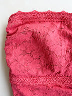 Haut bustier en dentelle Azelie rose pâle Pain De Sucre