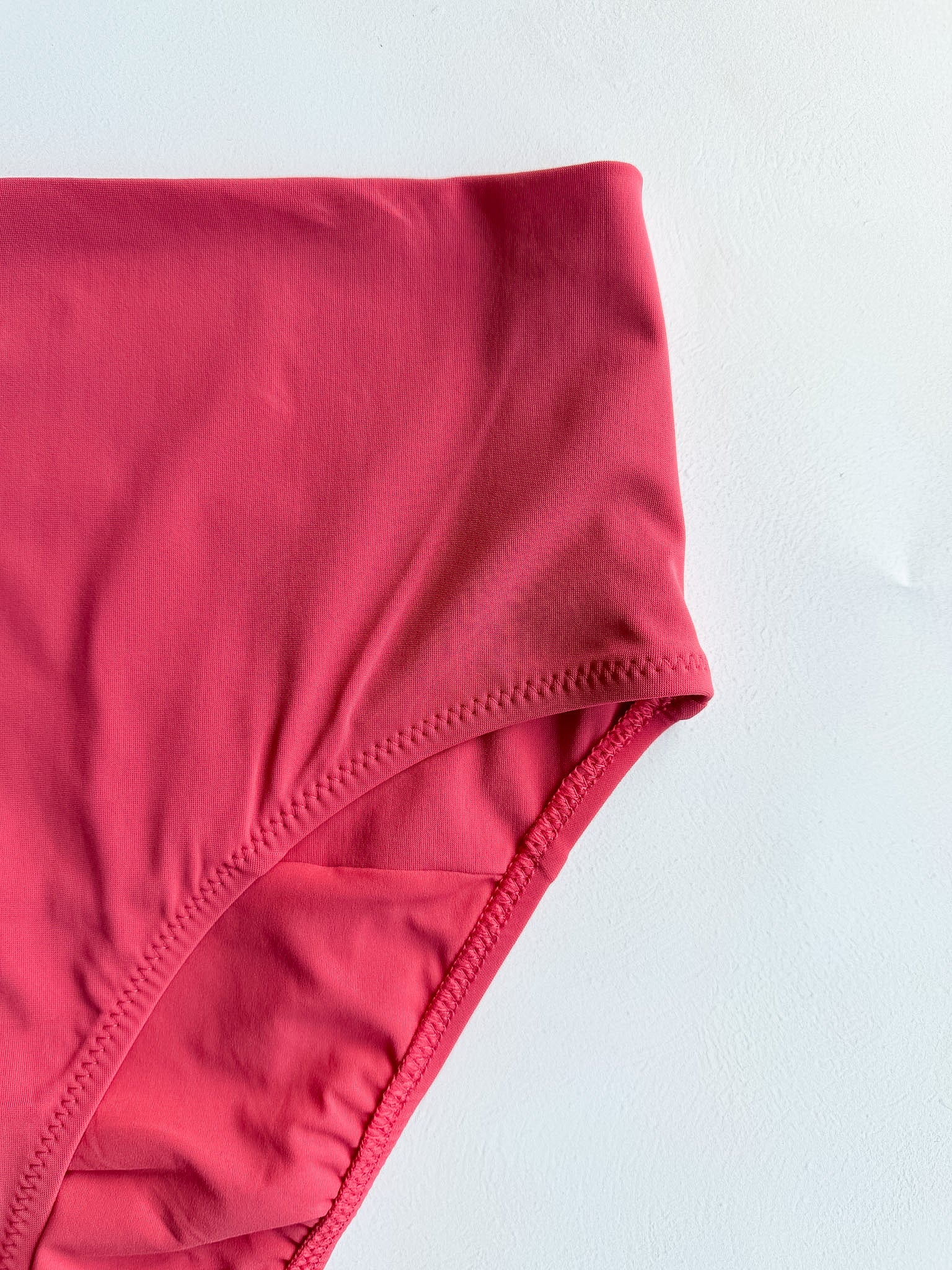 Pain De Sucre Pink High Waist Foldover Bikini Bottom in Tobago