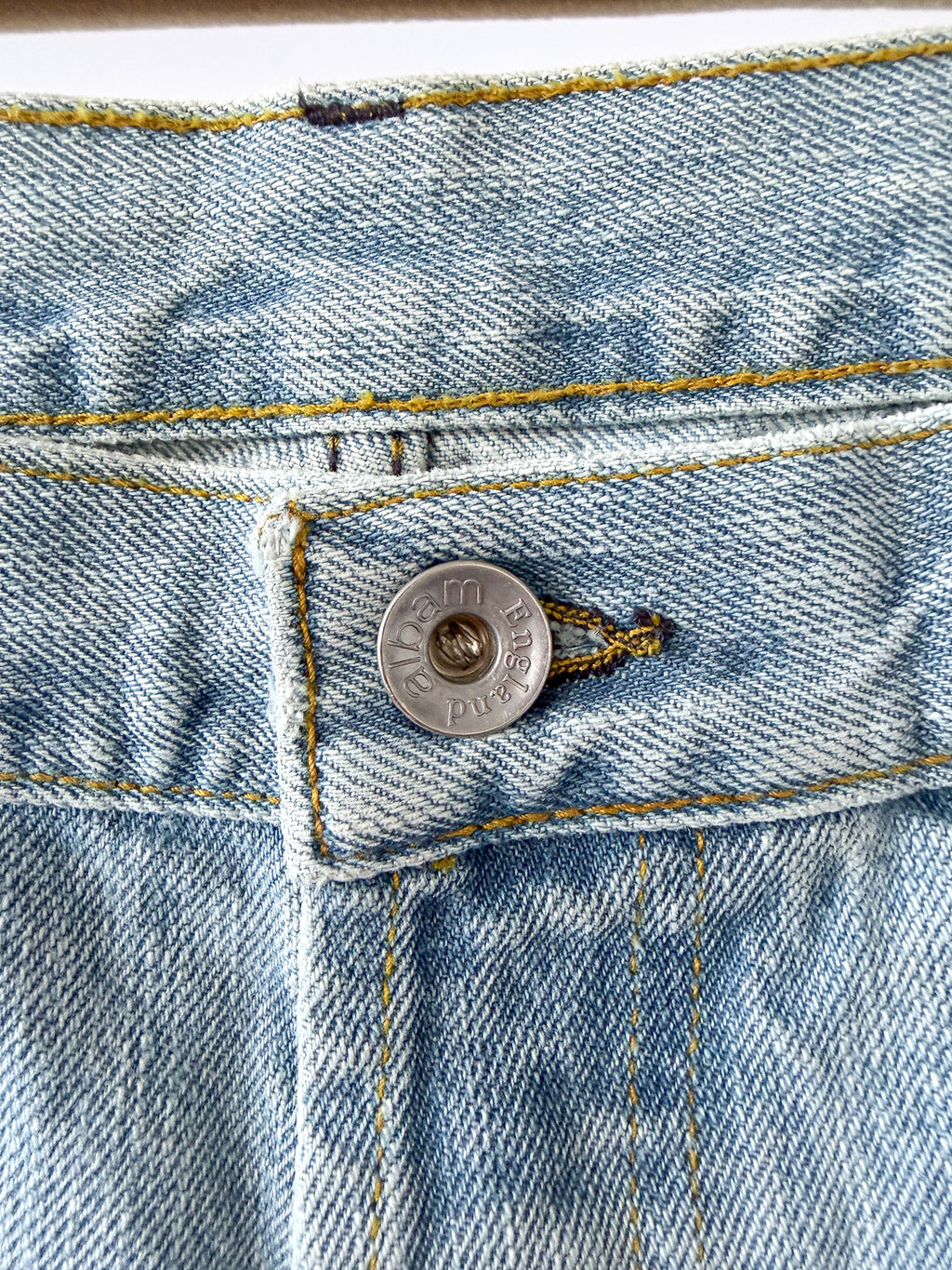 ALBAM Stonewashed Selvedge Denim Jeans