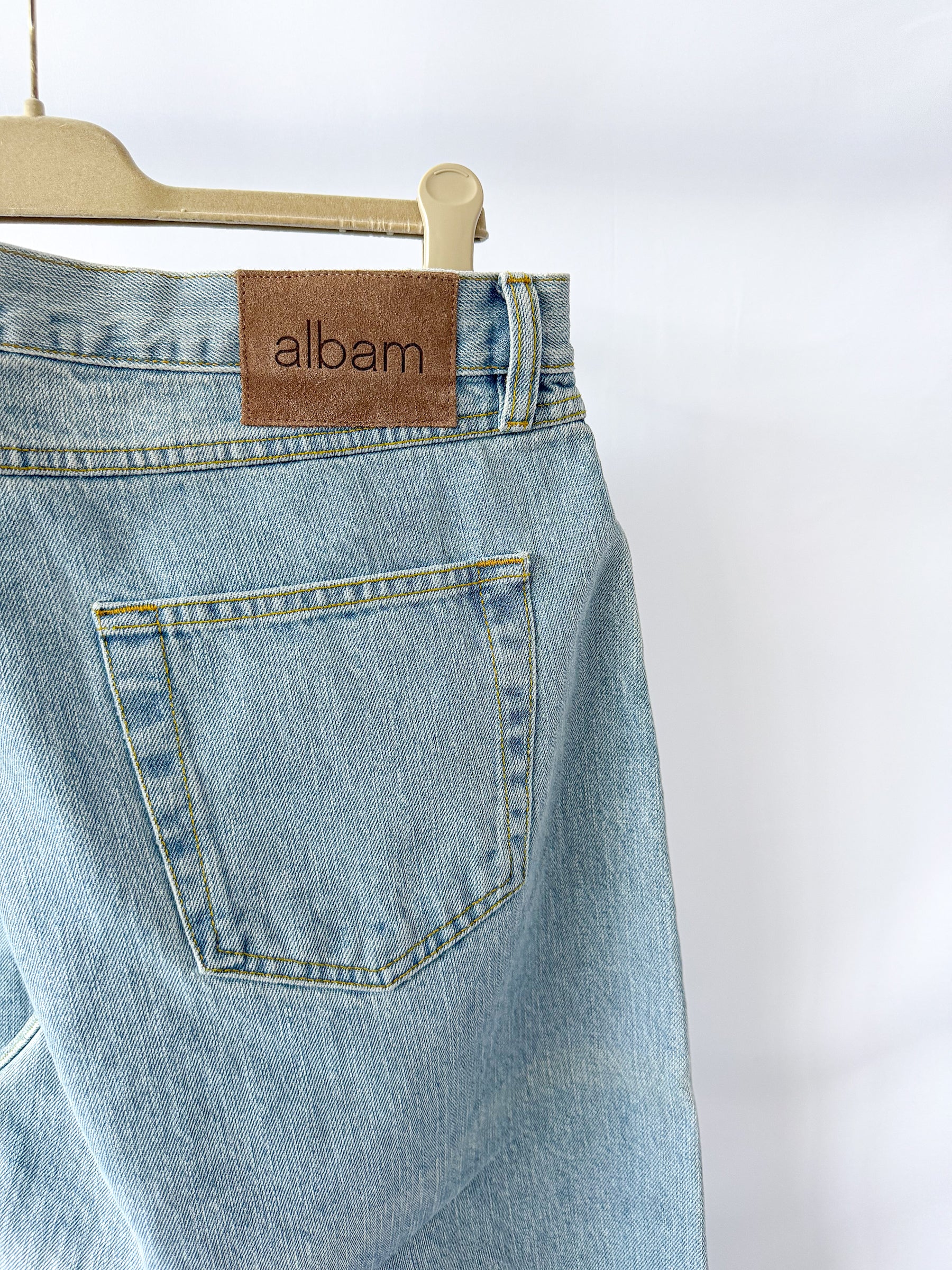 ALBAM Stonewashed Selvedge Denim Jeans