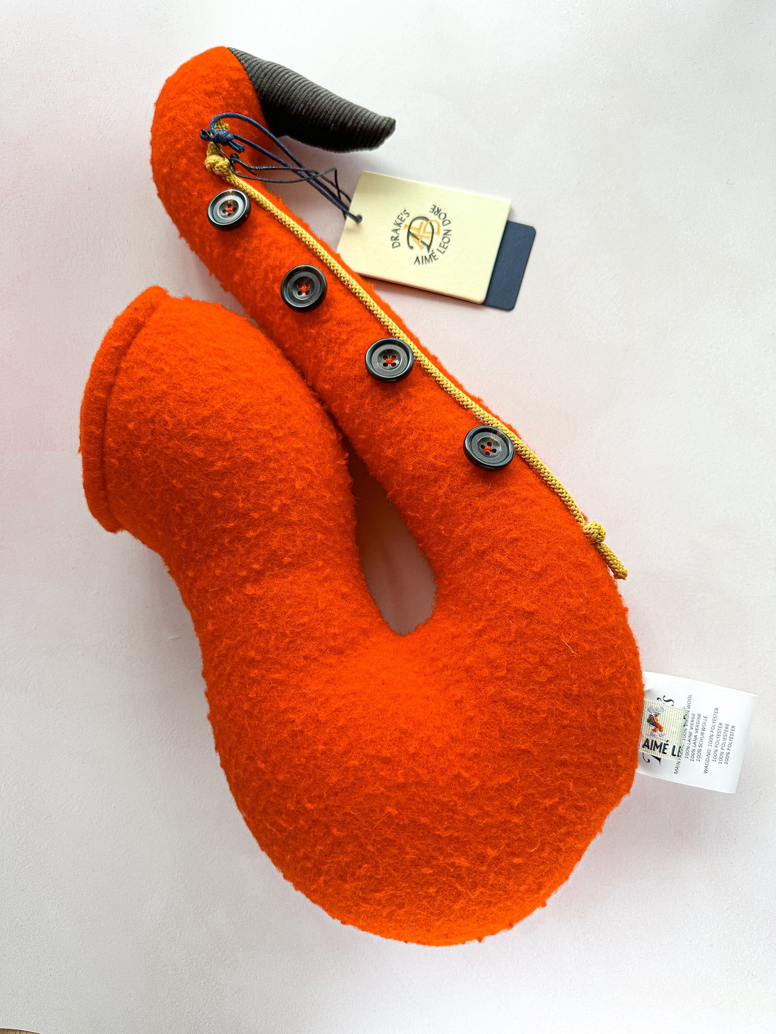 Drake's Saxophone Casentino Wool Plush