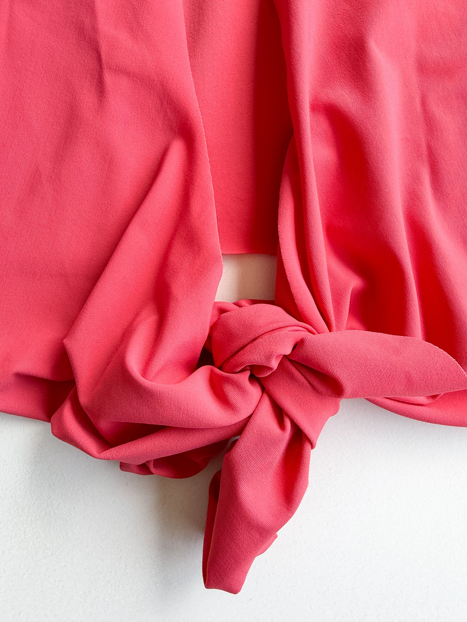 Pain De Sucre Blush Pink Bikini Swim Crop Wrap Top in Cendy