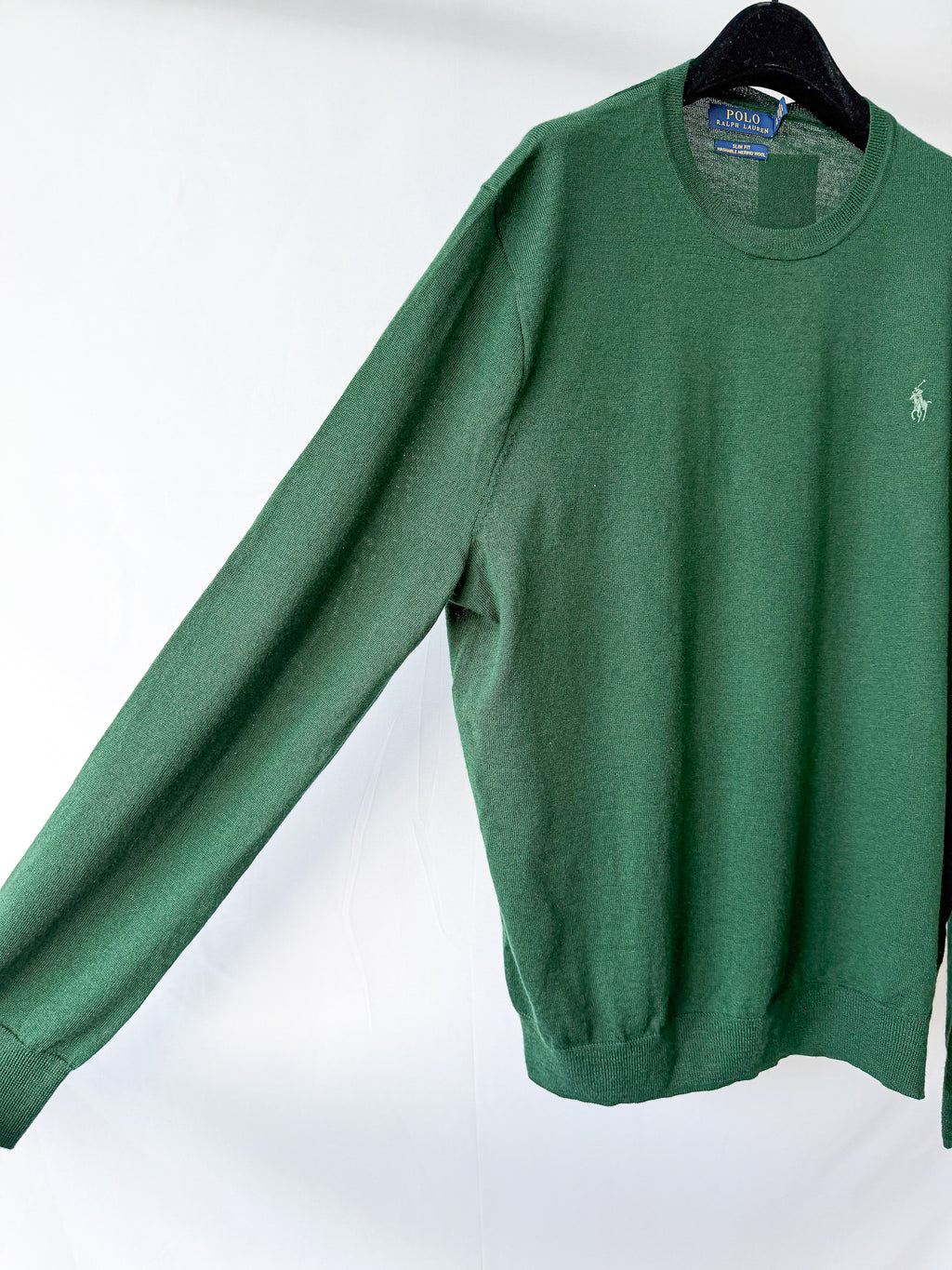 Ralph Lauren Polo Green Merino Jumper