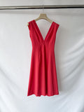 Pain De Sucre Blush V-Neck Beach Summer Dress in Savana