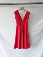 Pain De Sucre Blush V-Neck Beach Summer Dress in Savana