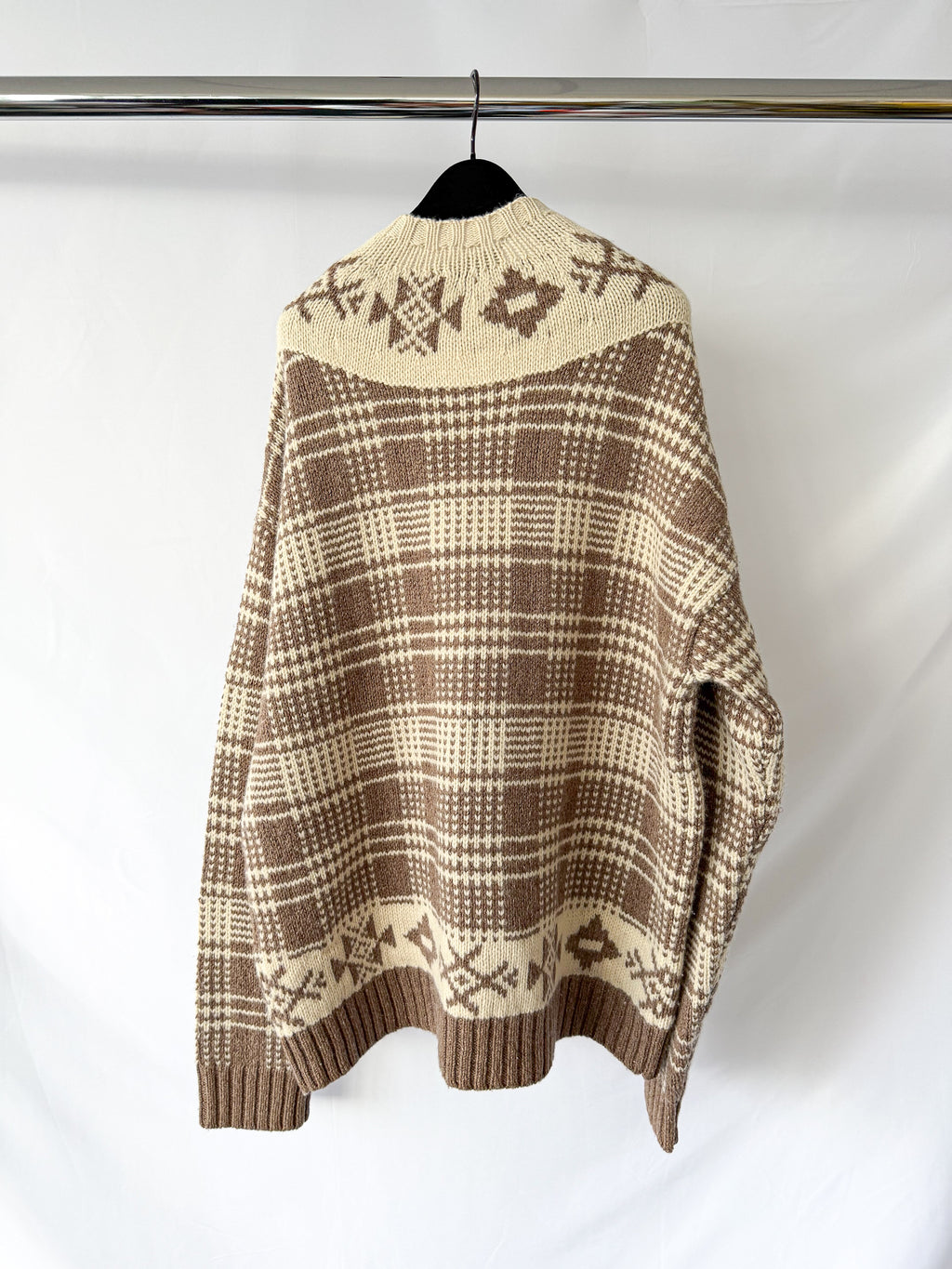 Ralph Lauren Polo Plaid Wool Linen Jumper