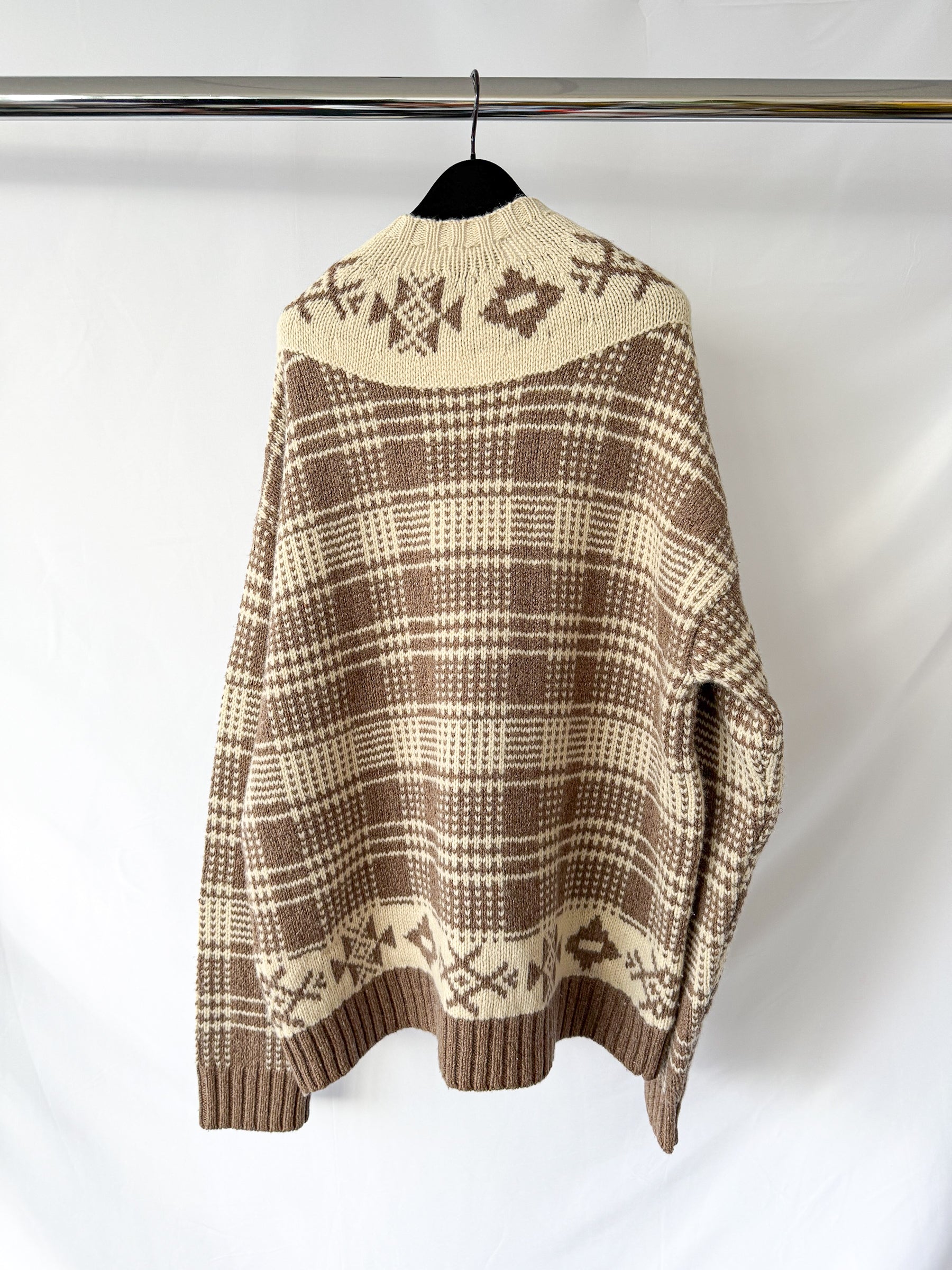 Ralph Lauren Polo Plaid Wool Linen Jumper