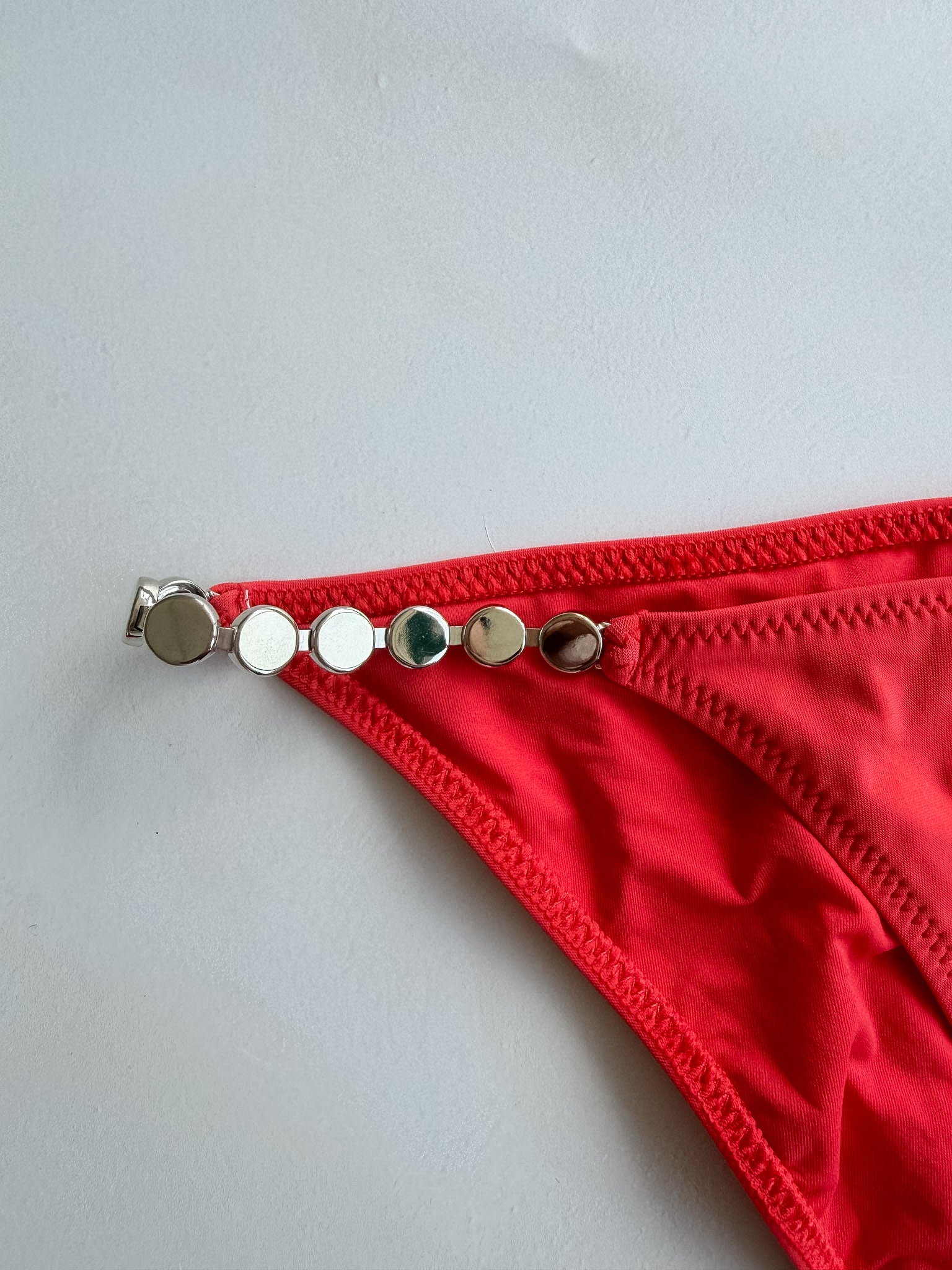 Bas de maillot de bain Pain De Sucre Pink Jewel Sides en Ciron