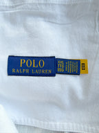 Ralph Lauren Classic Fit Prepster White Linen Shorts