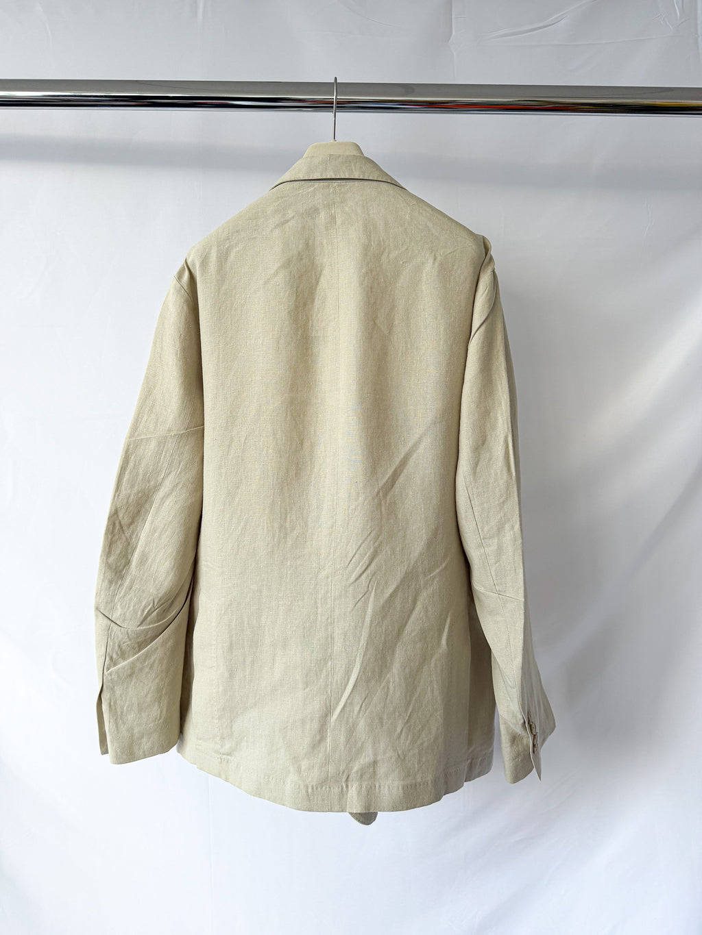Ralph Lauren Classic Beige Linen Blazer