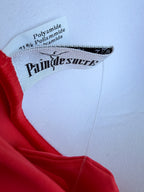 Pain De Sucre Red Halterneck Tie-Up Bikini Top in Elan