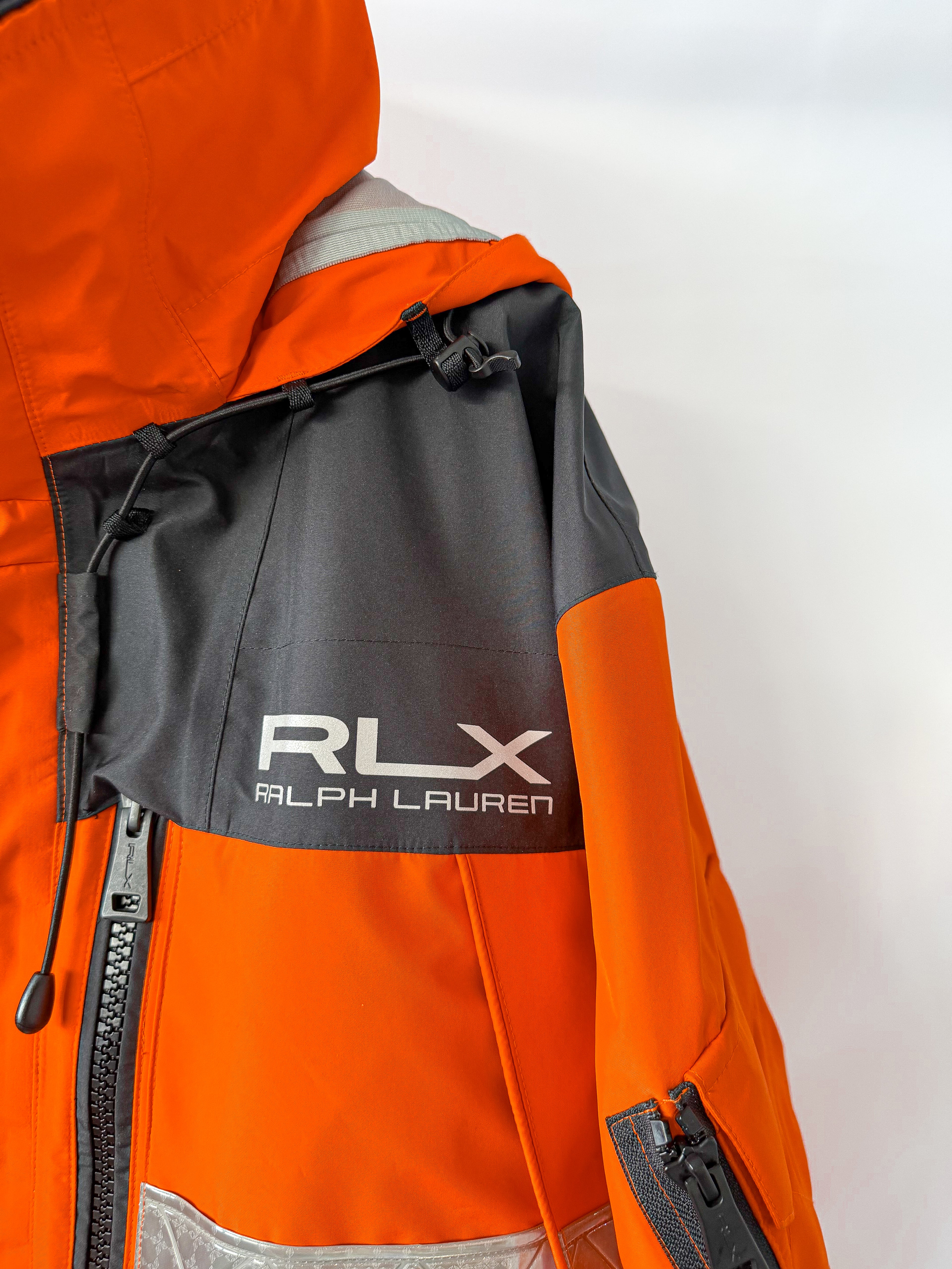 Ralph Lauren RLX Water Repellent Hooded Jacket Orange