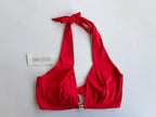 Pain De Sucre Red Crystal Star Detail Bikini Top in Brya