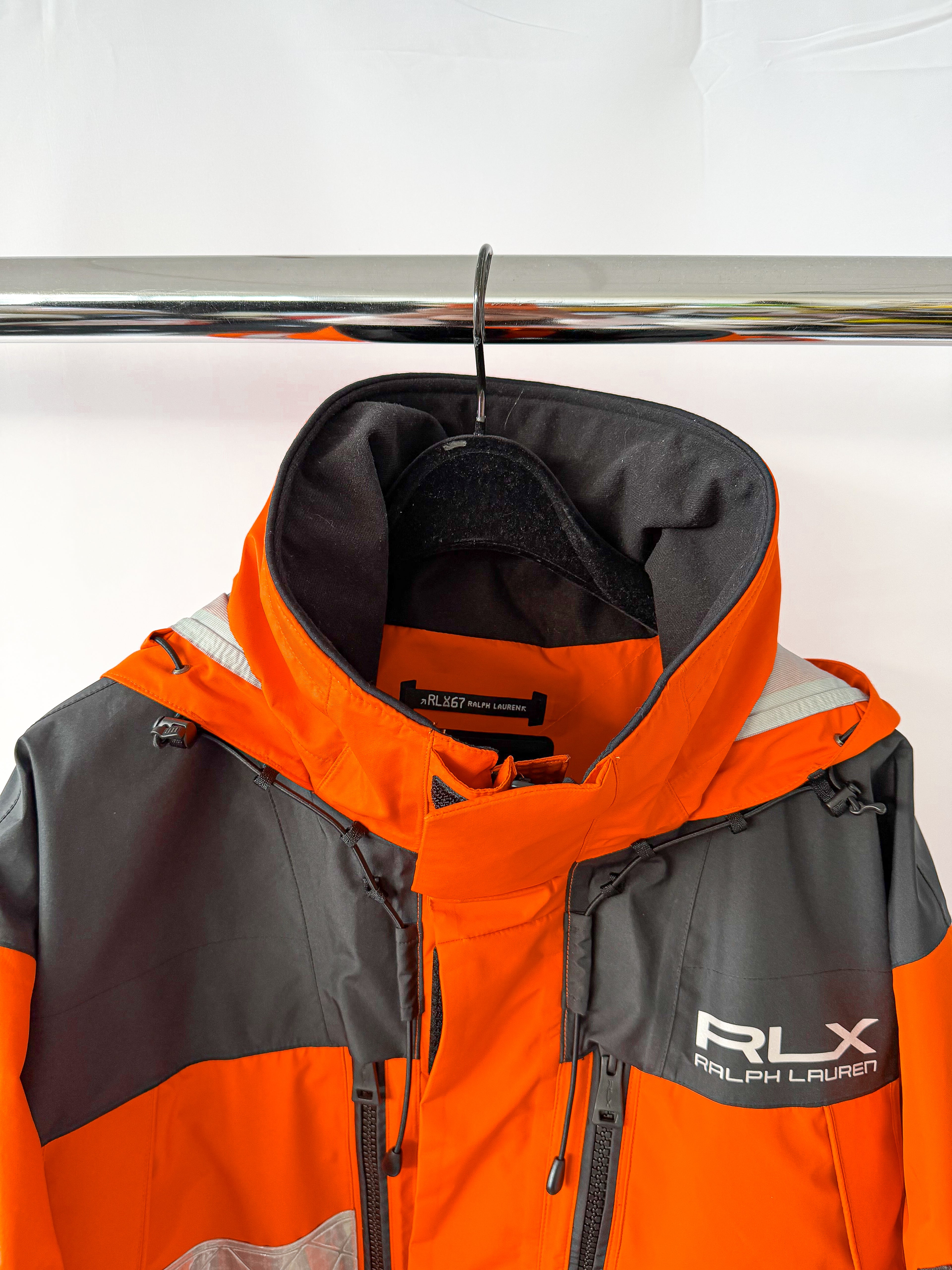 Ralph Lauren RLX Water Repellent Hooded Jacket Orange