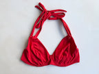 Pain De Sucre rotes Bikini-Oberteil mit doppelten Trägern Iquito