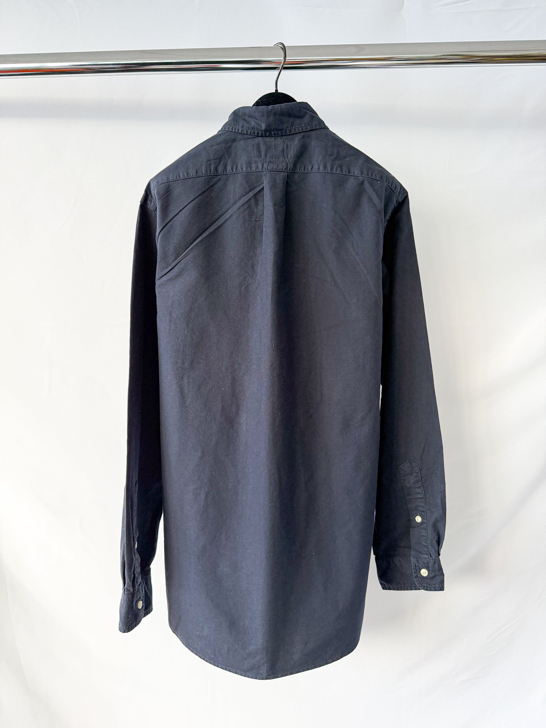 Ralph Lauren Polo Short Navy Oxford Shirt