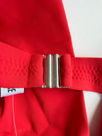 Pain De Sucre rotes Bikini-Oberteil mit doppelten Trägern Iquito