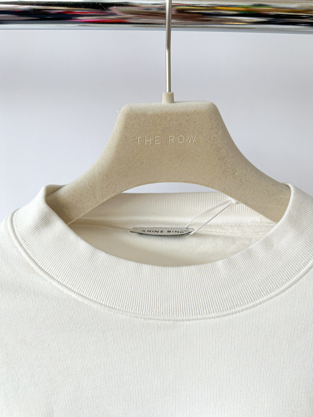 Anine Bing Jay Printed Cotton Short Sleeve Sweatshirt