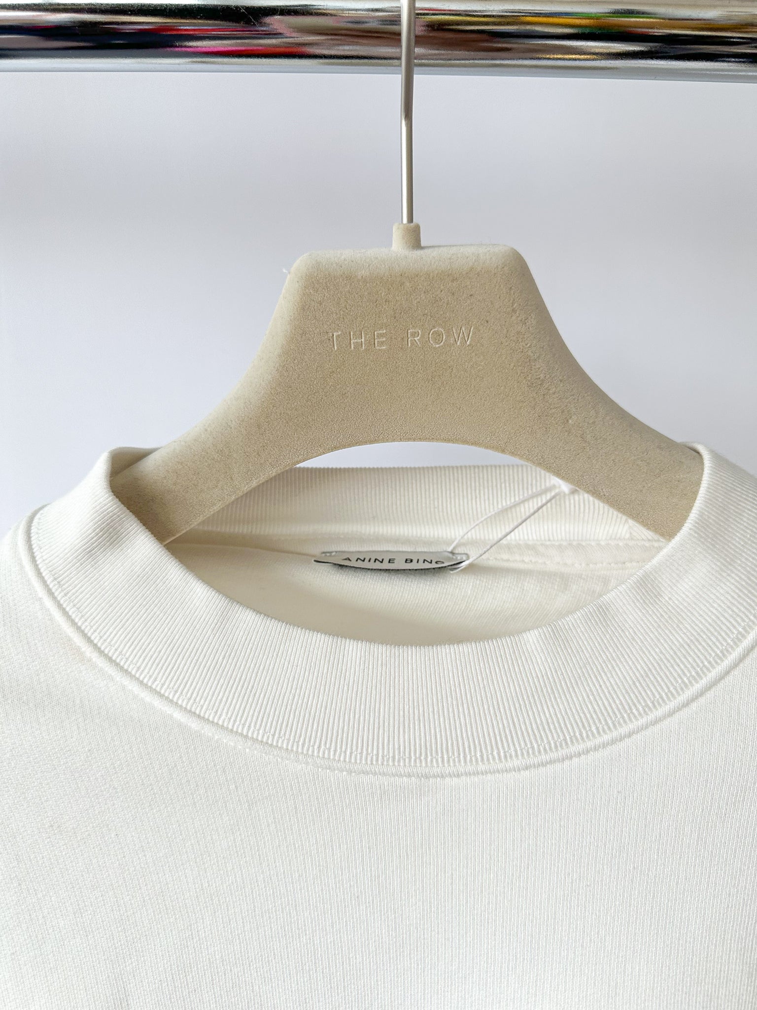 Anine Bing Jay Printed Cotton Short Sleeve Sweatshirt