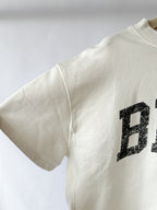 Anine Bing Jay Printed Cotton Short Sleeve Sweatshirt