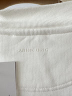 Anine Bing Jay Printed Cotton Short Sleeve Sweatshirt