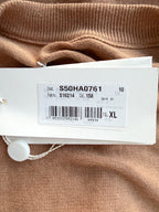 MAISON MARTIN MARGIELA Brown Cotton Wool Cardigan With Elbow Patches