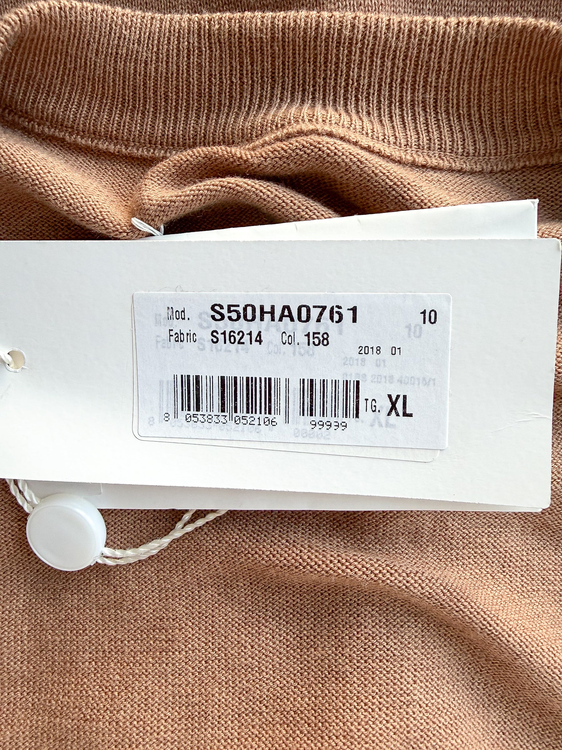 MAISON MARTIN MARGIELA Brown Cotton Wool Cardigan With Elbow Patches