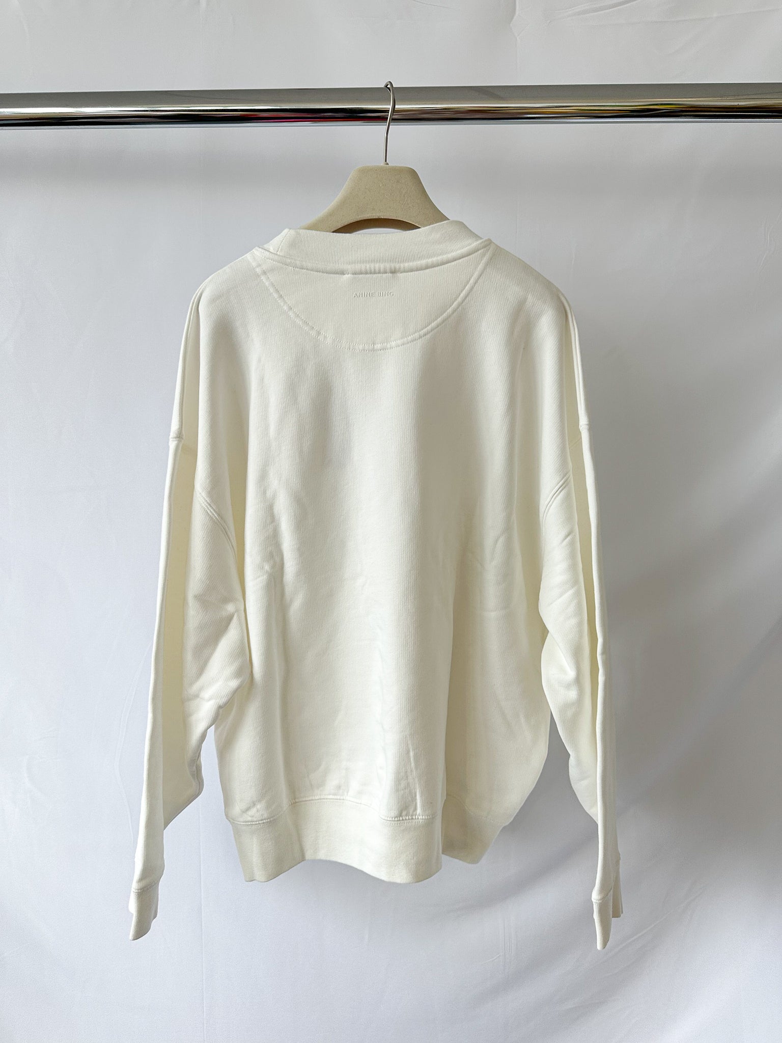 Anine Bing Jaci Los Angeles Relaxed Cotton Jersey Sweatshirt