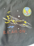 Ralph Lauren Polo Tote Bag R.L Air Division Black