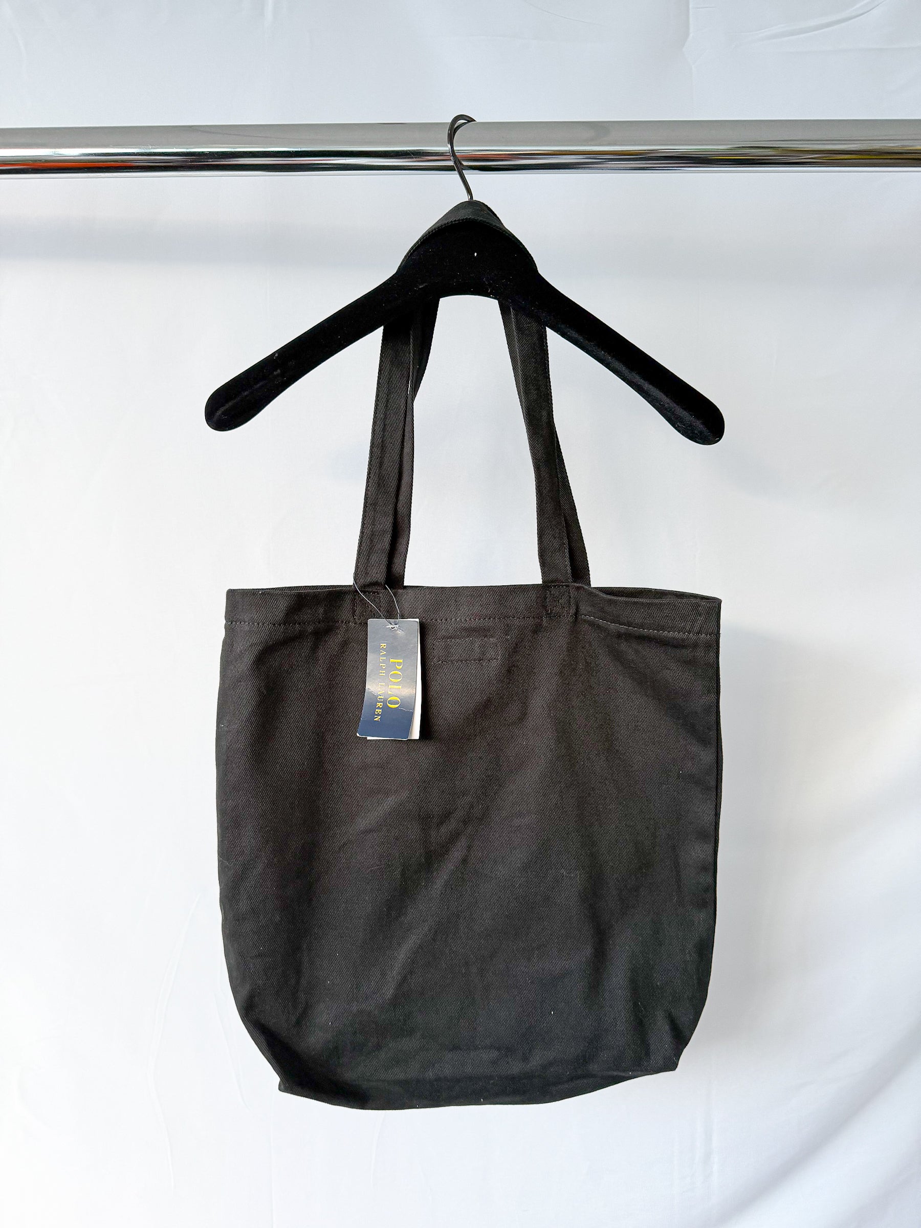 Ralph Lauren Polo Tote Bag R.L Air Division Black