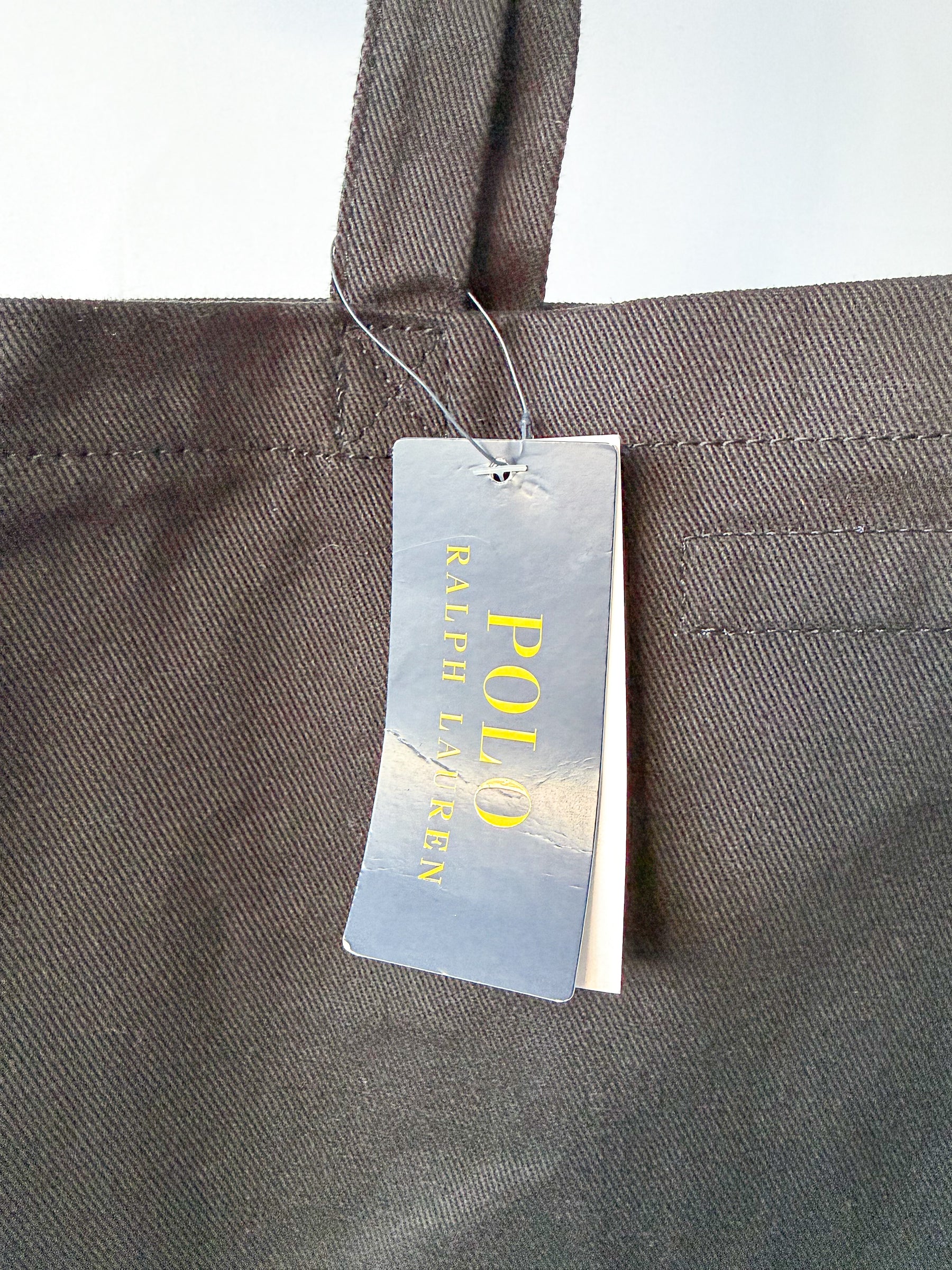 Ralph Lauren Polo Tote Bag R.L Air Division Black