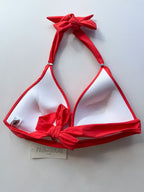 Pain De Sucre Side Tie Bikinihose in Diva Red