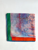 Drake's X Tate Frank Bowling Madambutterly Limited Edition Pocket Square