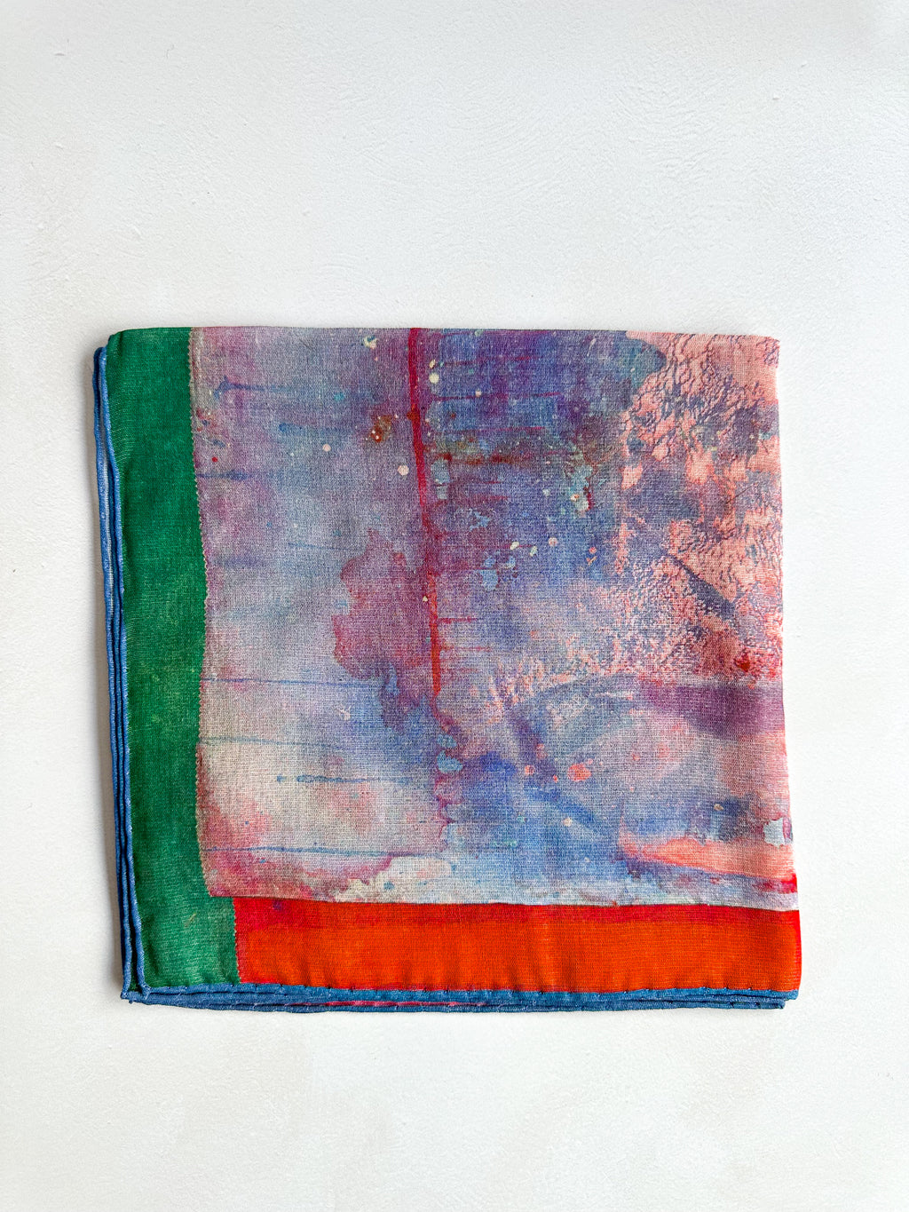 Drake's X Tate Frank Bowling Madambutterly Limited Edition Pocket Square