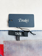Drake's X Tate Frank Bowling Madambutterly Limited Edition Pocket Square
