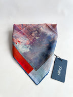 Drake's X Tate Frank Bowling Madambutterly Limited Edition Pocket Square
