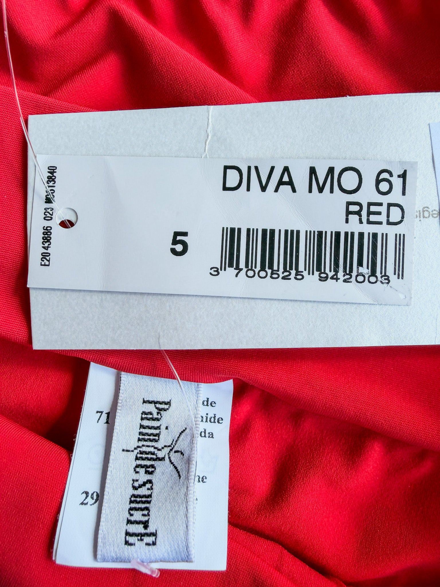 Pain De Sucre Side Tie Bikini Bottom in Diva Red