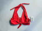 Haut De Maillot De Bain Rouge À Armatures Pain De Sucre Fabia