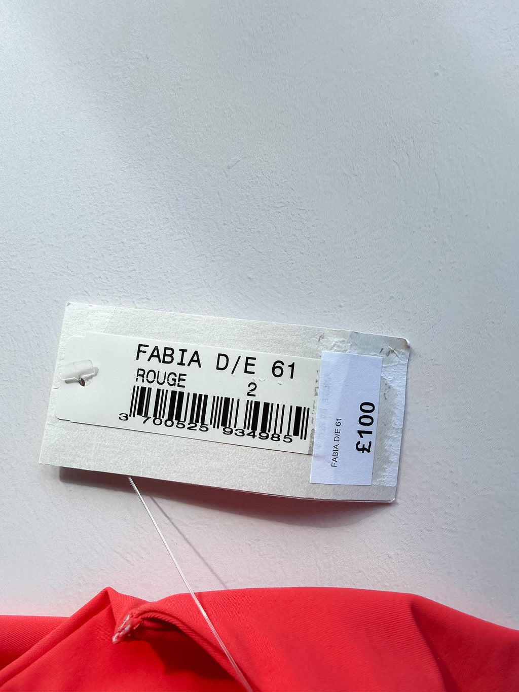 Haut De Maillot De Bain Rouge À Armatures Pain De Sucre Fabia