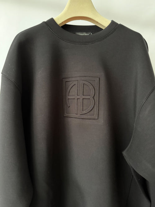 Anne Bing Alto Logo Monogramm Sweatshirt