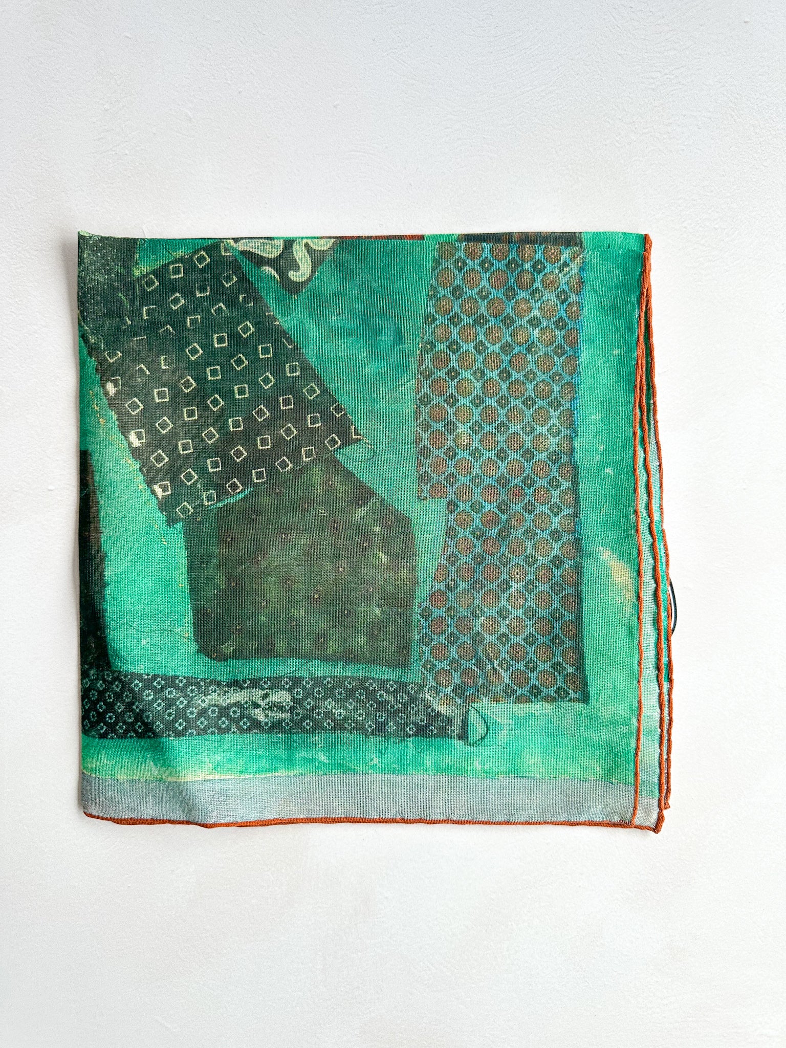 Drake's X Tate Frank Bowling After Matisse Limited Edition Pocket square