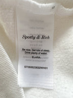 Sporty & Rich for '47 x The New York Yankees Homerun Printed Cotton Crop Hoodie